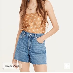 J. Crew Denim Shorts in Juniper Wash